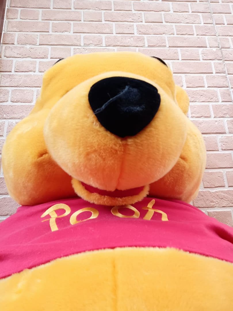 日本に3つだけの限定品！特大プーさん　美品　ぬいぐるみ　　希少品　150cm