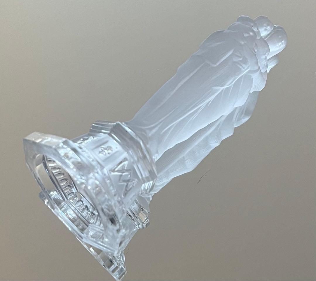 Baccarat バカラ/※刻印有 マリア　キリスト　フロストガラス