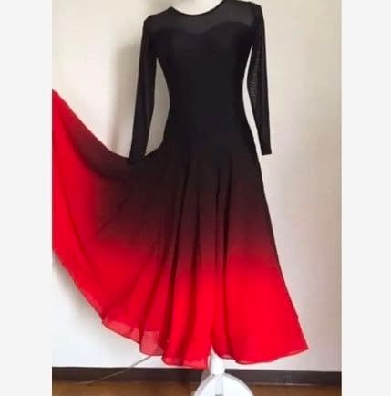 社交ダンスドレス 競技 スタンダード ワンピース 社交ダンス衣装