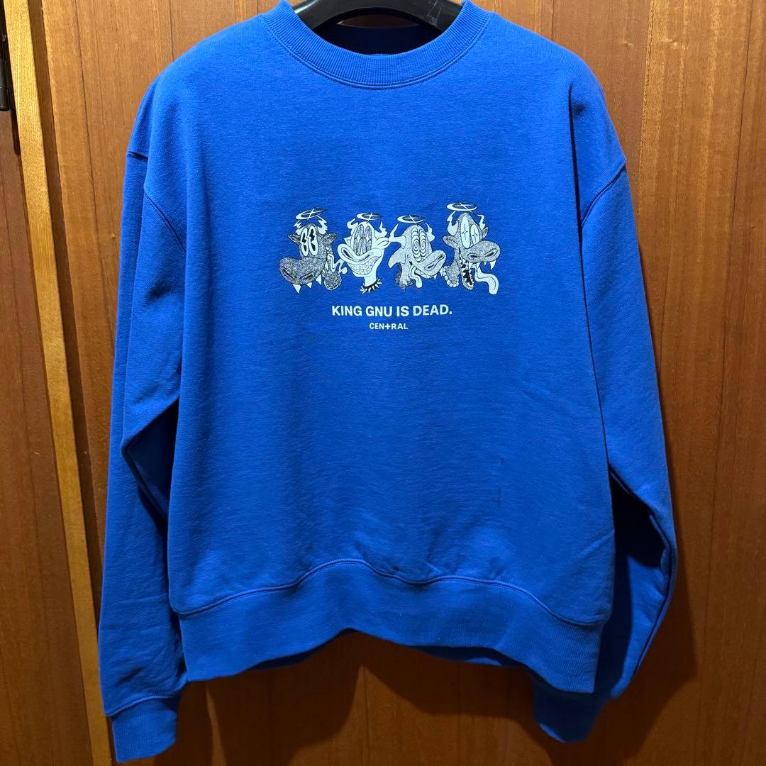 ミュージシャン King Gnu CEN+RAL KG IS DEAD SWEATSHIRT
