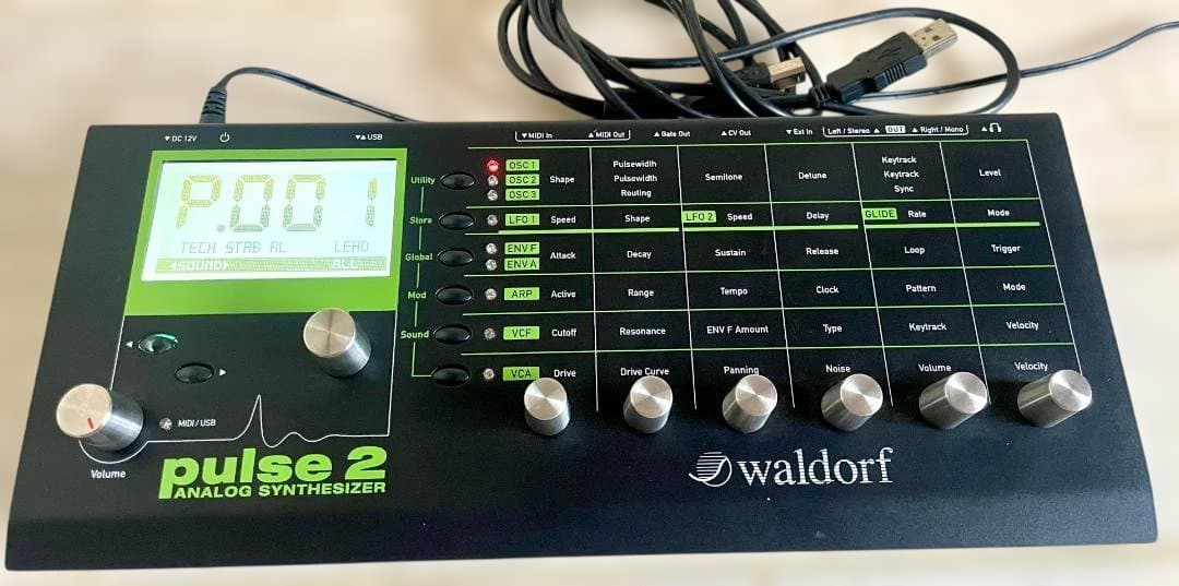 Waldorf pulse 2 アナログシンセサイザー