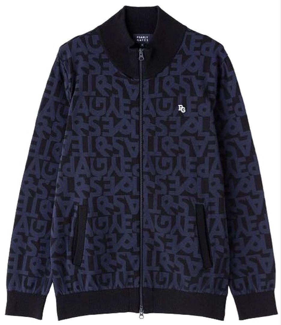 パーリーゲイツ ランダムロゴ フルジップニットブルゾン（D.NAVY／5）