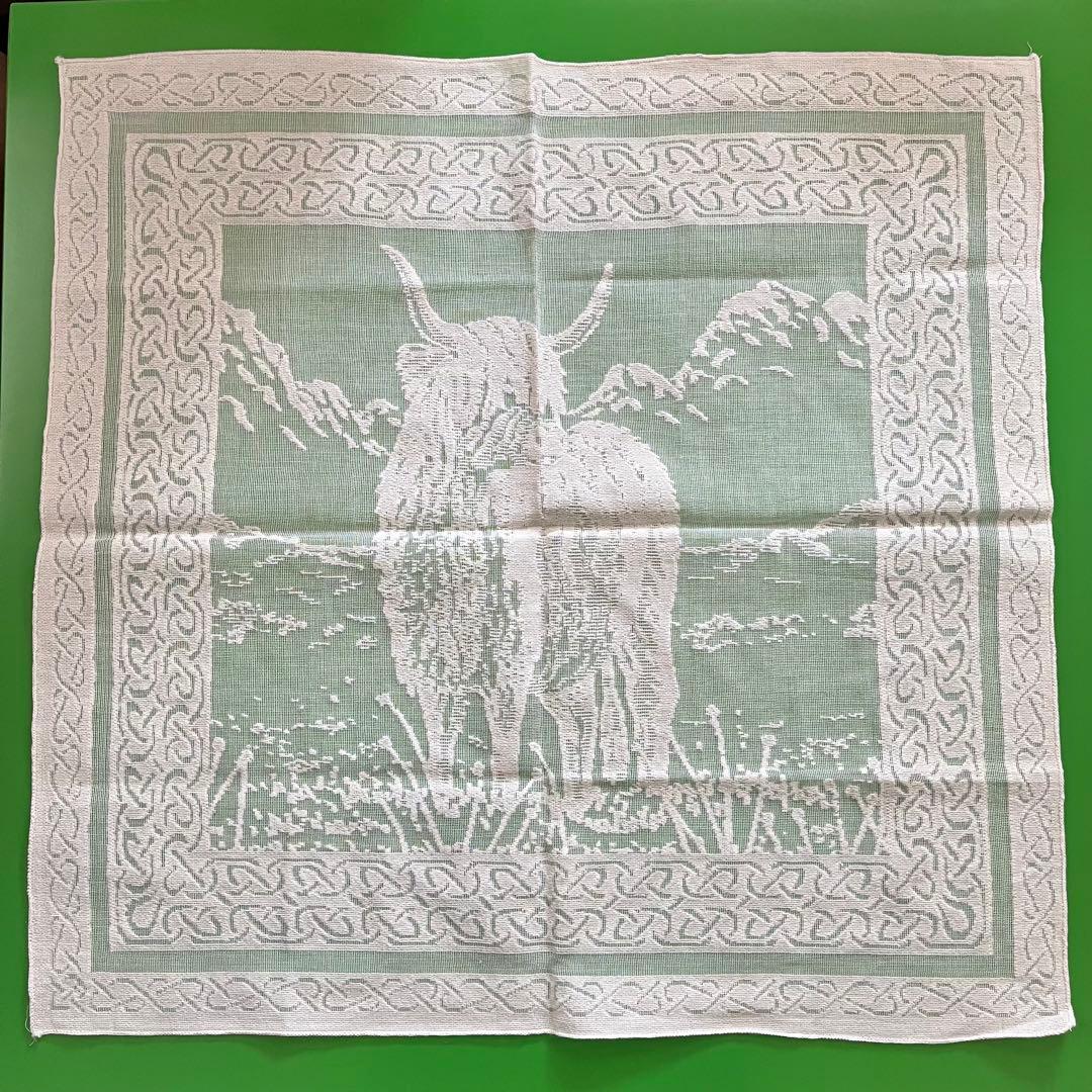 希少　MYB Textiles　ハイランドカウ　ナチュラルコットンナプキン