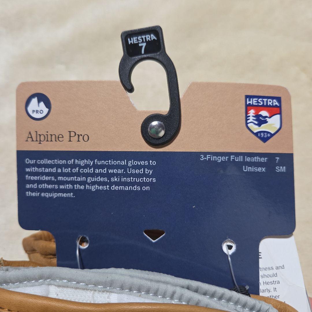 Hestra Alpine Pro 3-Finger グローブ SM