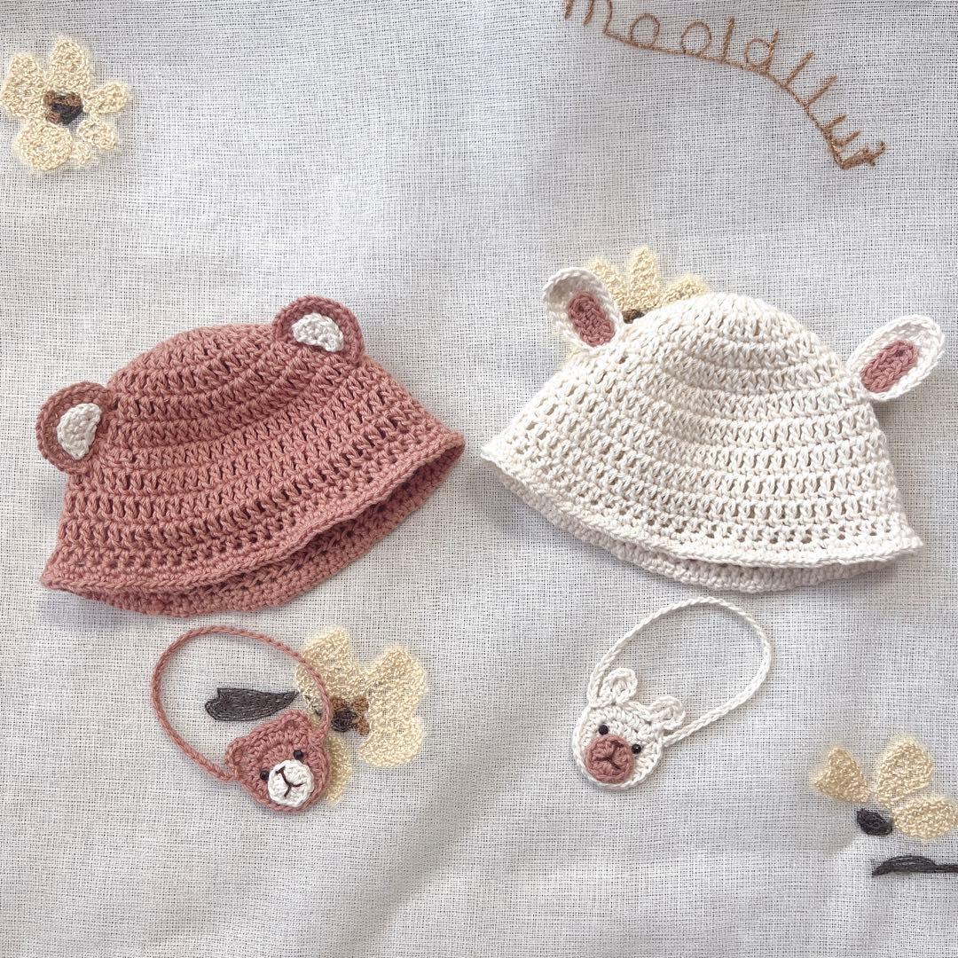 ちびぬい　服　くま　うさぎ　帽子　ポシェット　ペア　オーダー