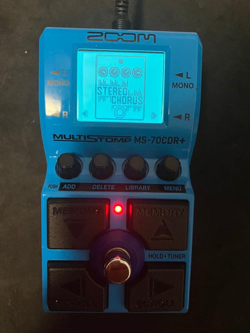 ZOOM MS-70CDR+ マルチエフェクター 箱・説明書付き
