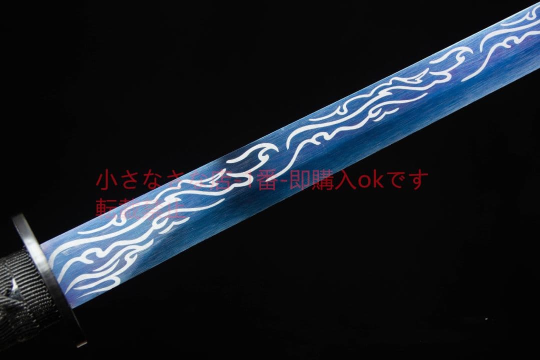 ブルーフレームリングトップナイフ 武具 刀装具 日本刀 唐剣 模擬刀 居合刀