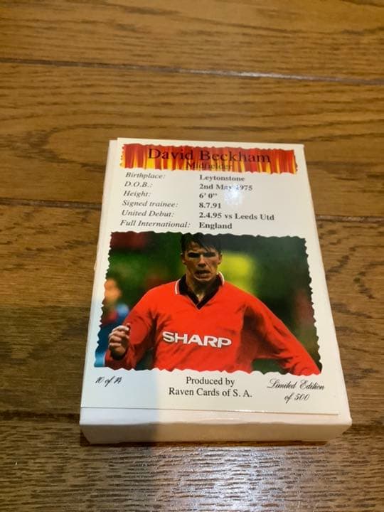 DavidBeckham  デビッドベッカム　ravencard