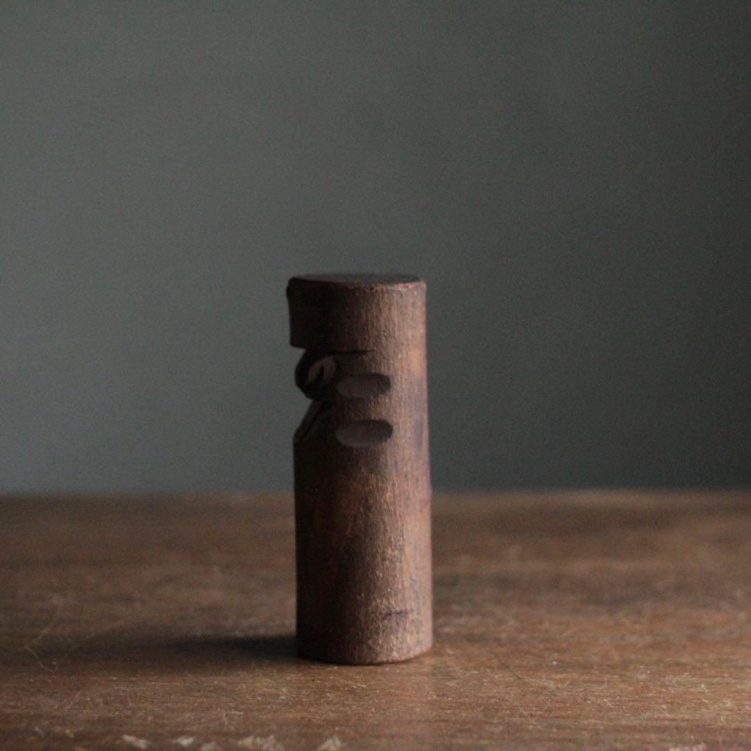 木でこ 木仙作 大友人形 郷土人形 魔除けの神 民芸 古道具 アンティーク