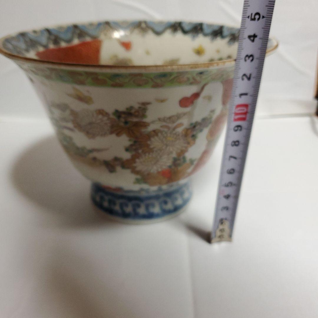 伊万里色絵深鉢