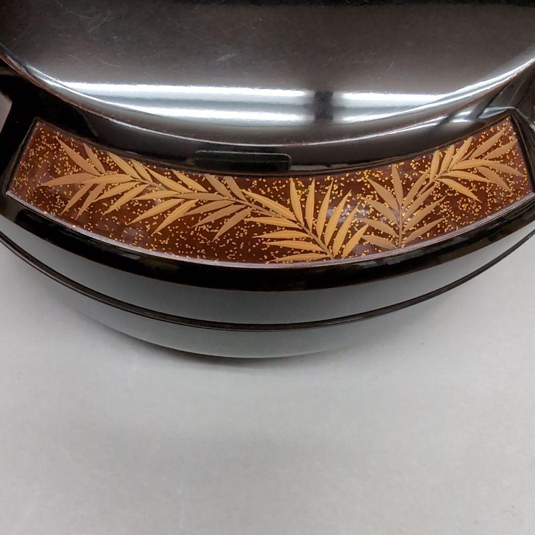 平安　象彦　西村彦兵衛　五清蒔絵　車軸形喰籠　茶道具