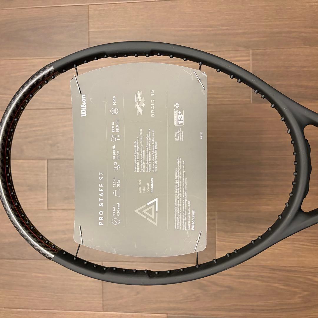 未使用Wilson Pro Staff PS 97 v13 G4 テニスラケット