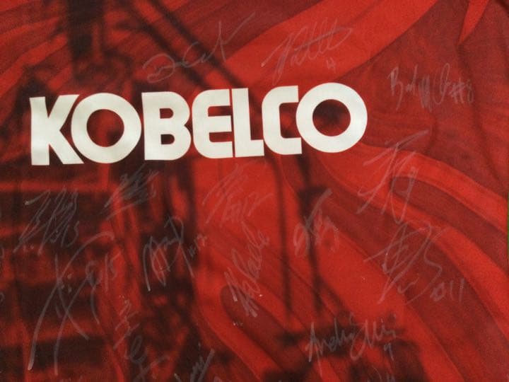 ラグビー 神戸製鋼コベルコスティーラーズ 2020メンバーサインジャージ