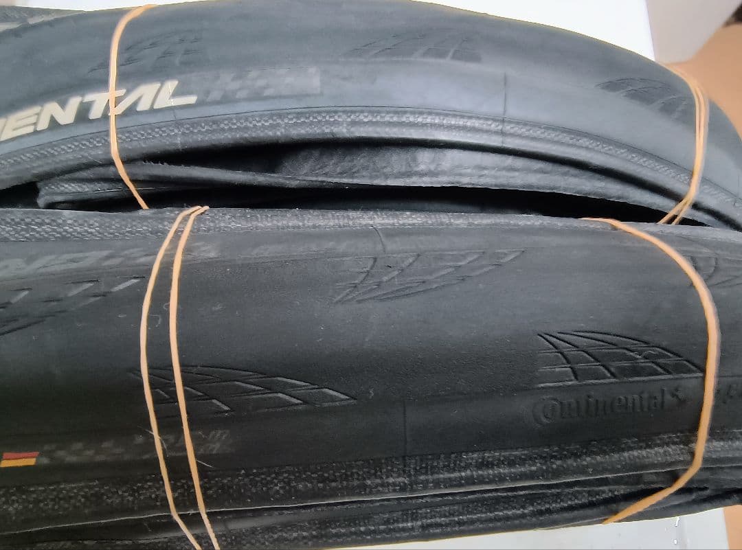 コンチネンタル GP5000 25C クリンチャー 走行少な目2本＋おまけ１本