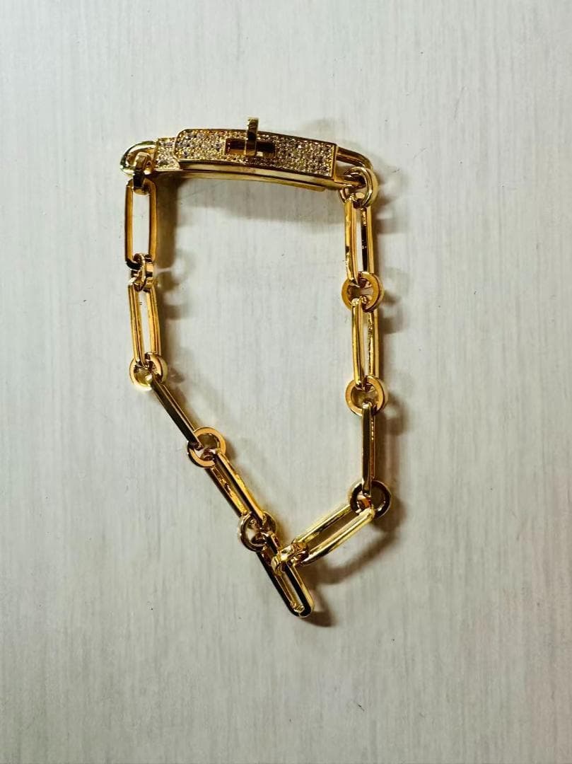 エルメス ケリー クロシェット ブレスレット 18K ゴールド ダイヤモンド