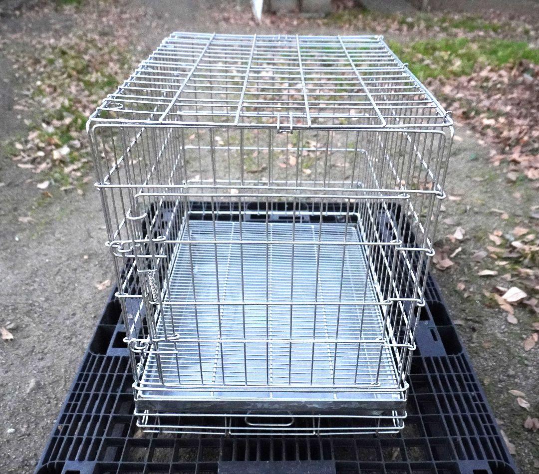 小型犬用 ステンレスケージ ハチコウ Mサイズ フロントオープン