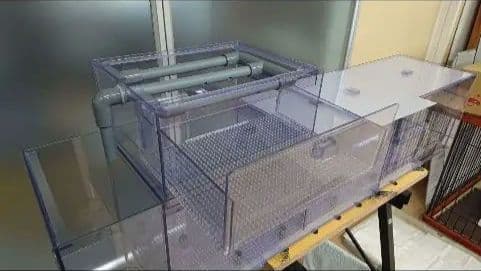 M　120アクリル水槽用上部フィルター　接続ホース　送料込み