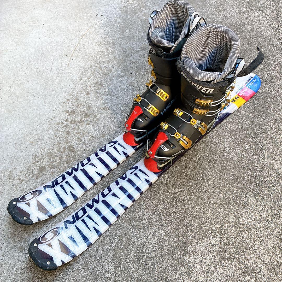 サロモン　ミニマックス　ショートスキー　ヘッド　ブーツ　24センチ