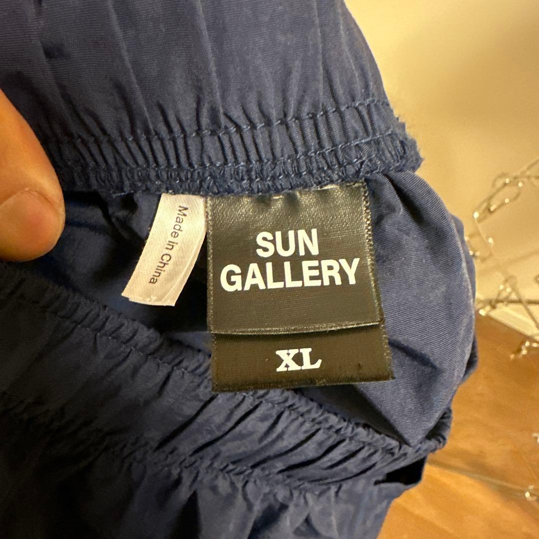 美品 SUN GALLERYネイビー セットアップジャケット・パンツ