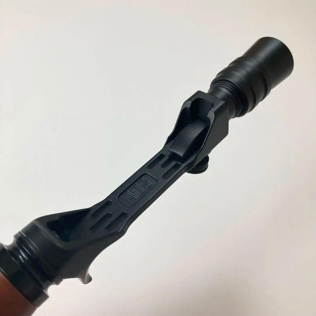 ウッドグリップ ロッドビルディング ウッドガングリップ 天然木 ブラック