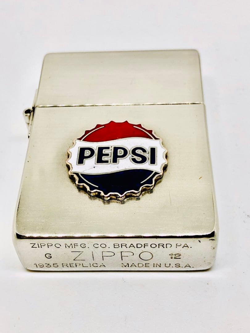 ペプシ＊エナメル七宝＊ビンテージ1935sモデルタイプ角型＊zippo®︎