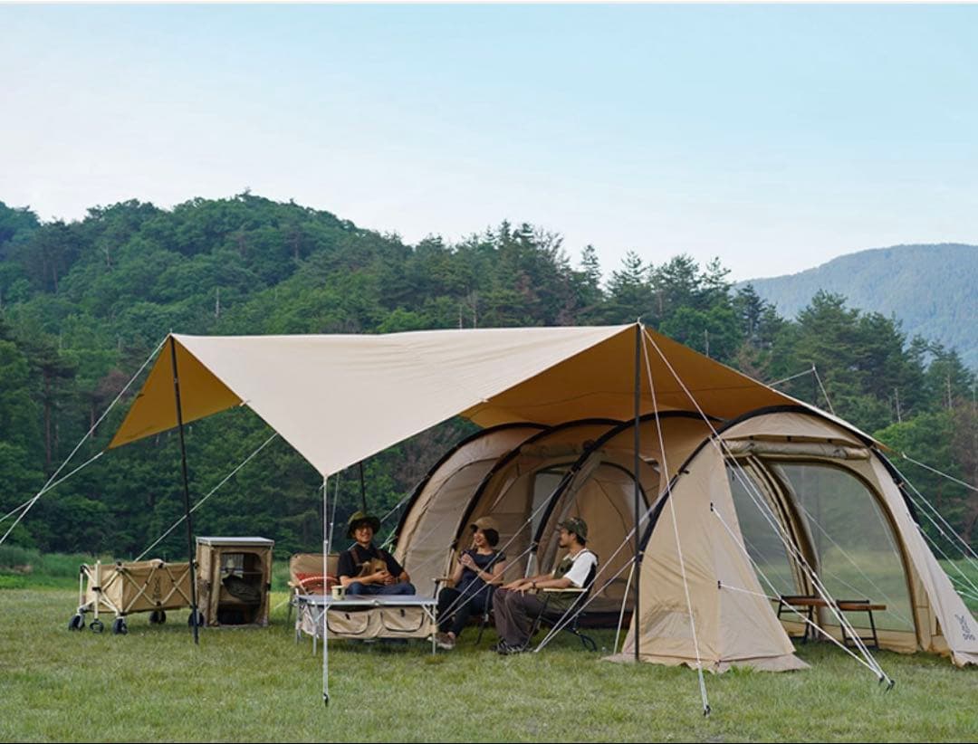 【美品】dodチーカマセット　カマボコテント3M チーズタープM