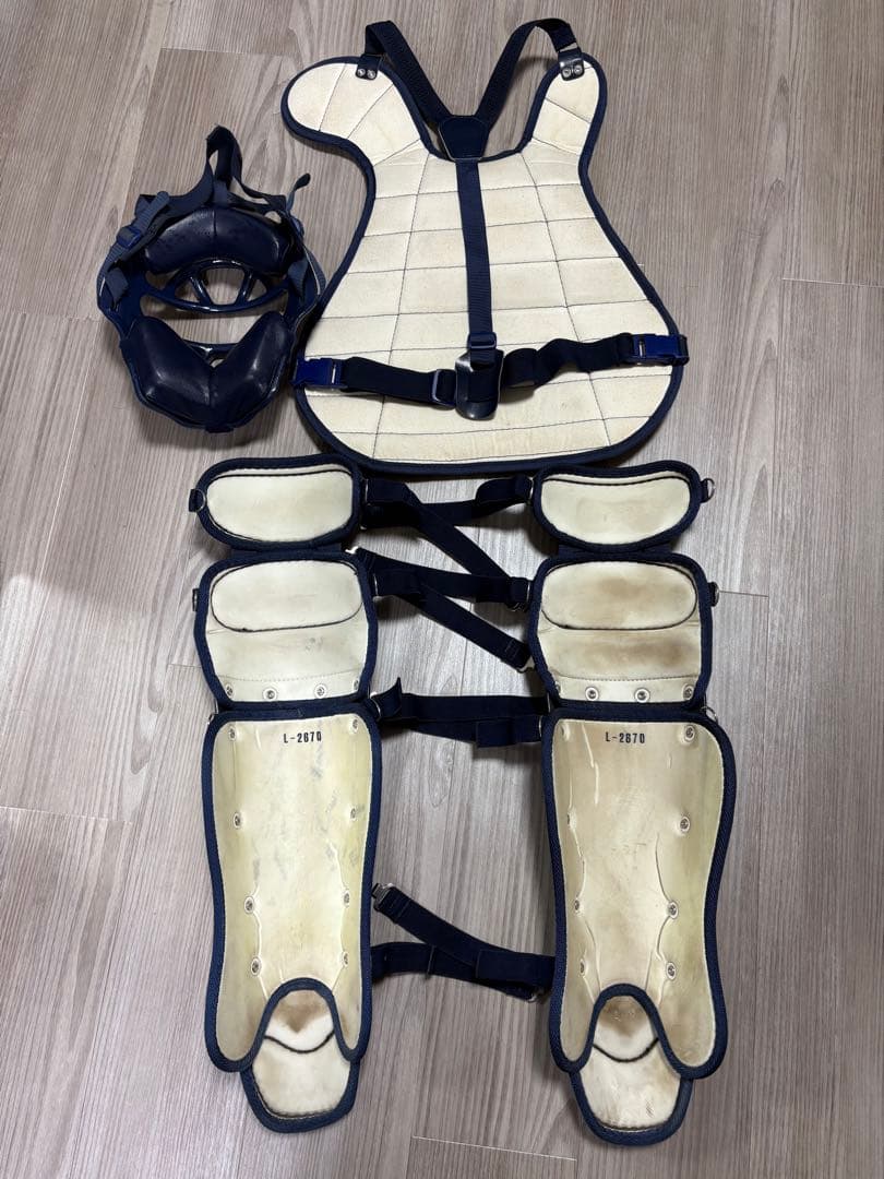 SSK 軟式 キャッチャー防具セット ネイビー JSBB 本日限定価格