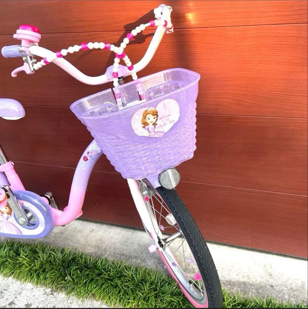 ディズニー　ちいさなプリンセス ソフィア 18インチ　子供自転車