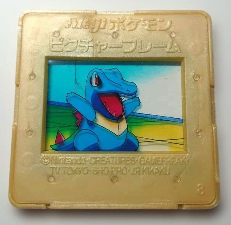 Meiji ポケモン ピクチャーフレーム　ワニノコ