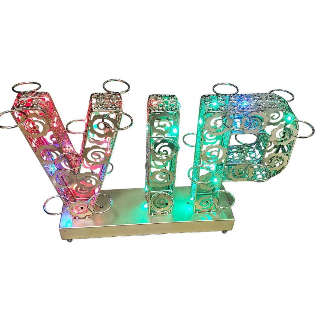 テキーラ観覧車 LEDワインラック VIP電飾スタンド カクテルホルダー 照明