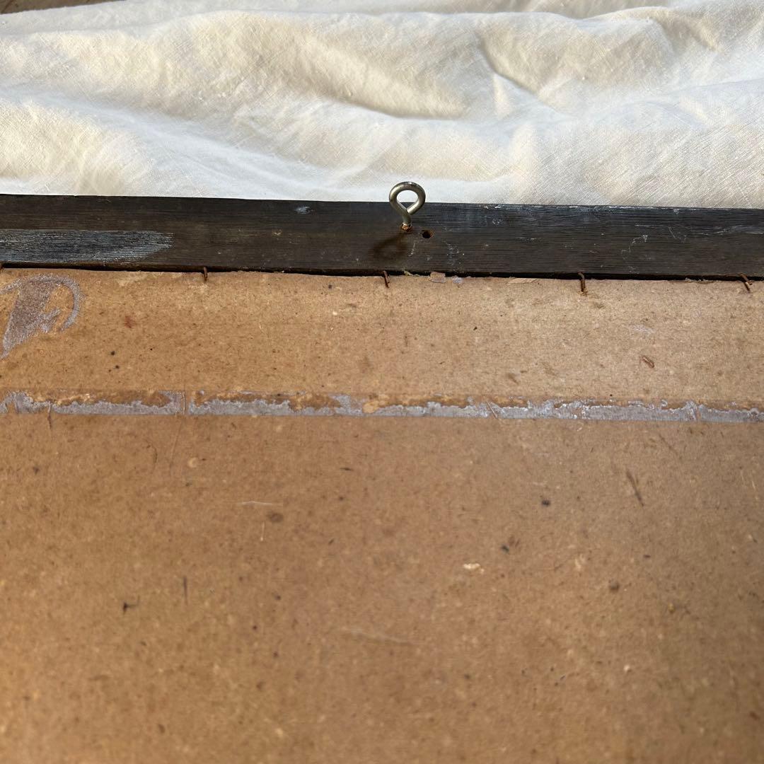 フランスアンティーク　フレデリックモーガン　リトグラフ　絵画　壁掛け　額装品