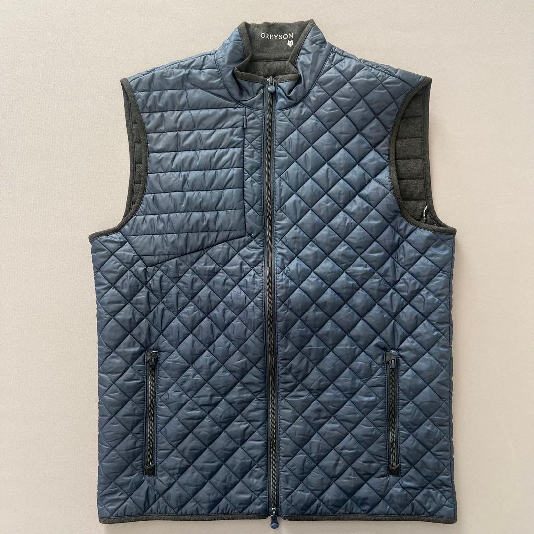 GREYSON グレイソン　ダウンベスト　ダウンジャケット　ネイビー　メンズ　M