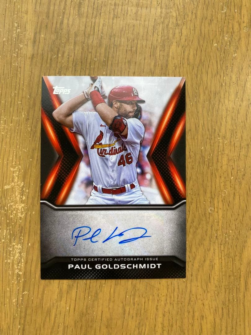 PAUL GOLDSCHMIDT 5枚限定サインカード