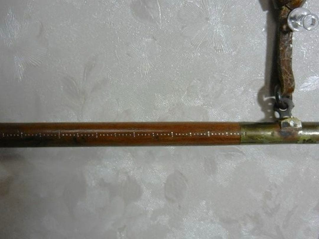 重さの単位が匁（もんめ）貫（かん）の時代の竿秤（さおばかり）