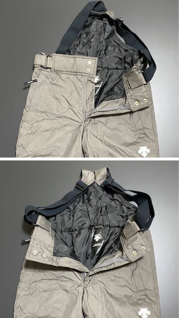 美品 DESCENTE スキー 上下セット セットアップ 中綿 撥水 メンズ M