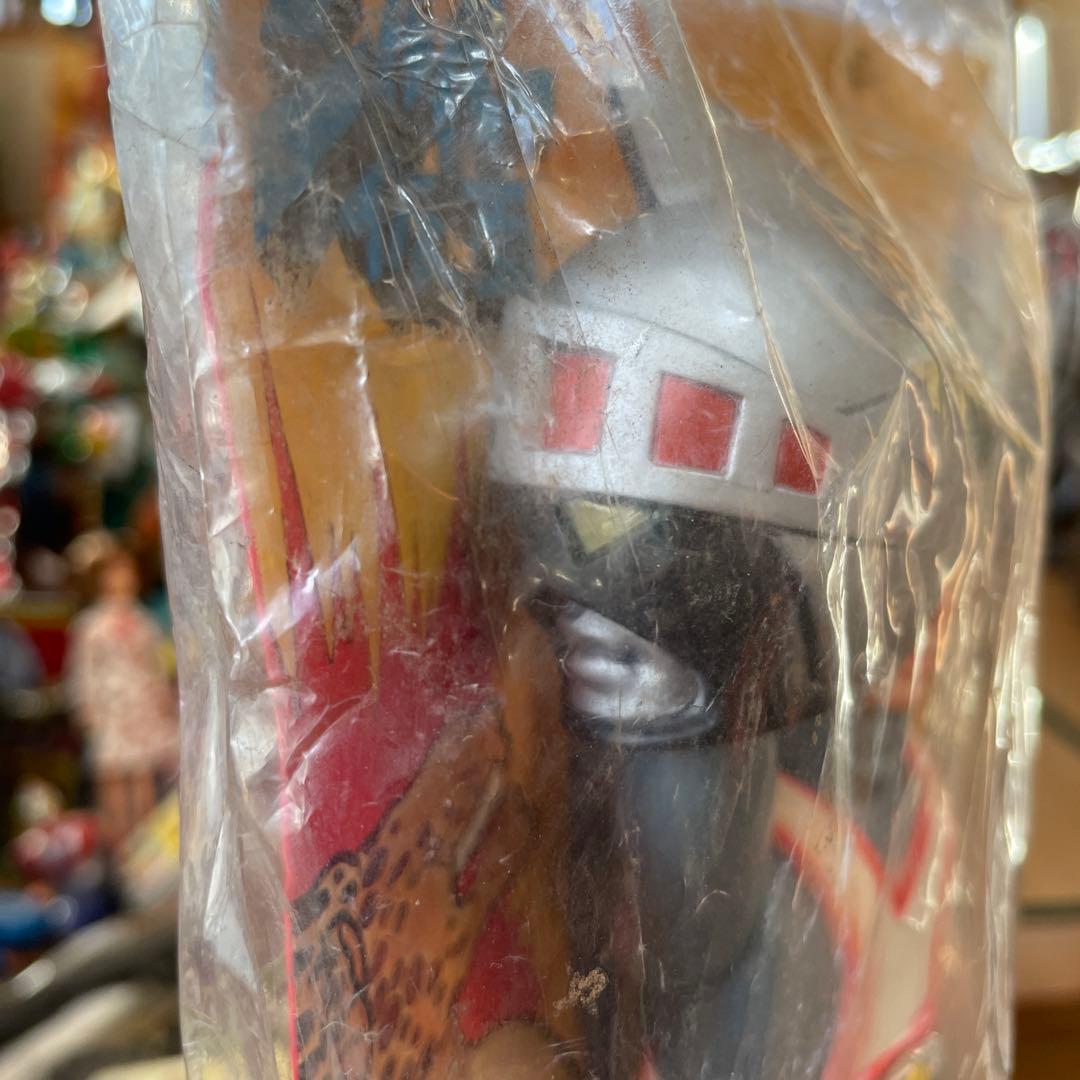 激レア　当時物　シルバー仮面　(面取れ) スタンダードサイズ　旧バンダイ