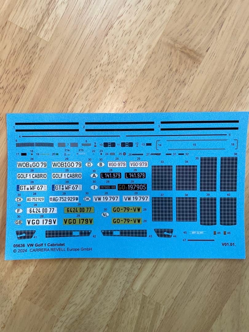 レベル Revell 1/24 VW Golf 1 50周年モデル