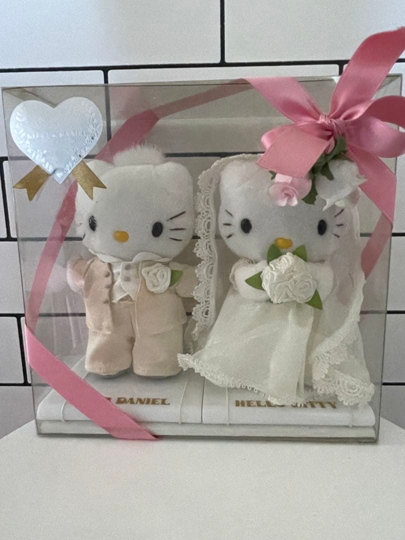 ハローキティ ダニエル ウエディングぬいぐるみセット2000年製 結婚 未開封