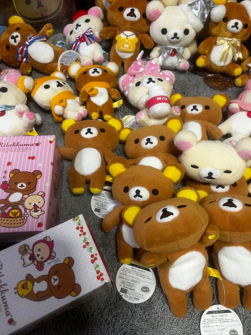 【大量まとめ売り】リラックマ ぬいぐるみ＆グッズセット タグ付き・レアあり
