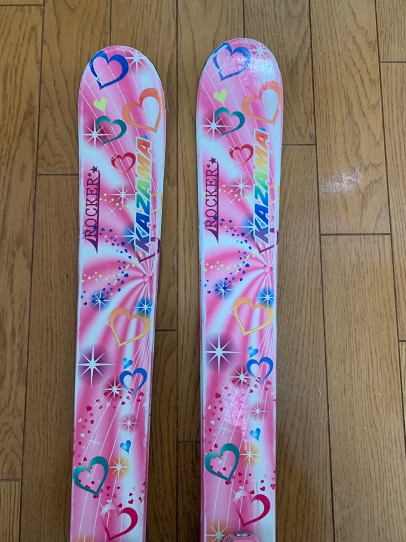 スキー３点セット 126cmスキー板 ブーツ ストック