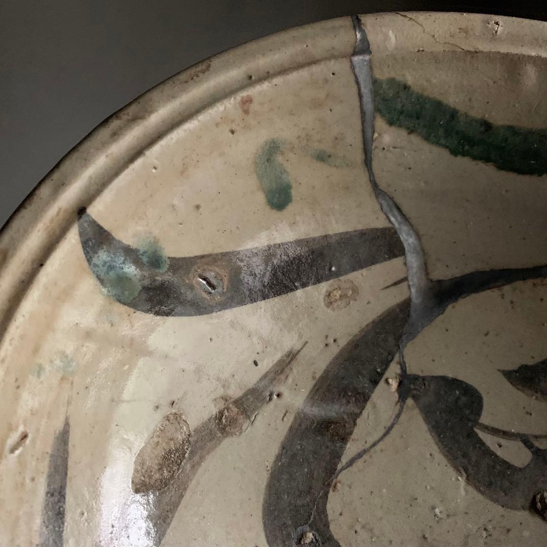 美濃 笠原鉢 江戸初期 古美術 古道具 アンティーク 鉢 陶片