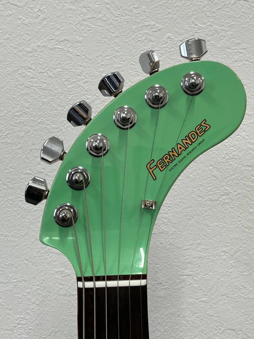 値下！FERNANDES ミニエレキギター ZO-3 ミントグリーン アンプ内蔵