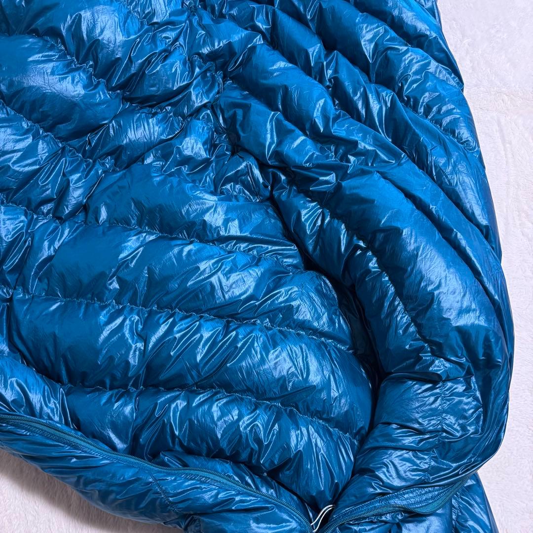 極美品モンベル　アルパインダウンハガー800 右ジップバルサムクリーニング済