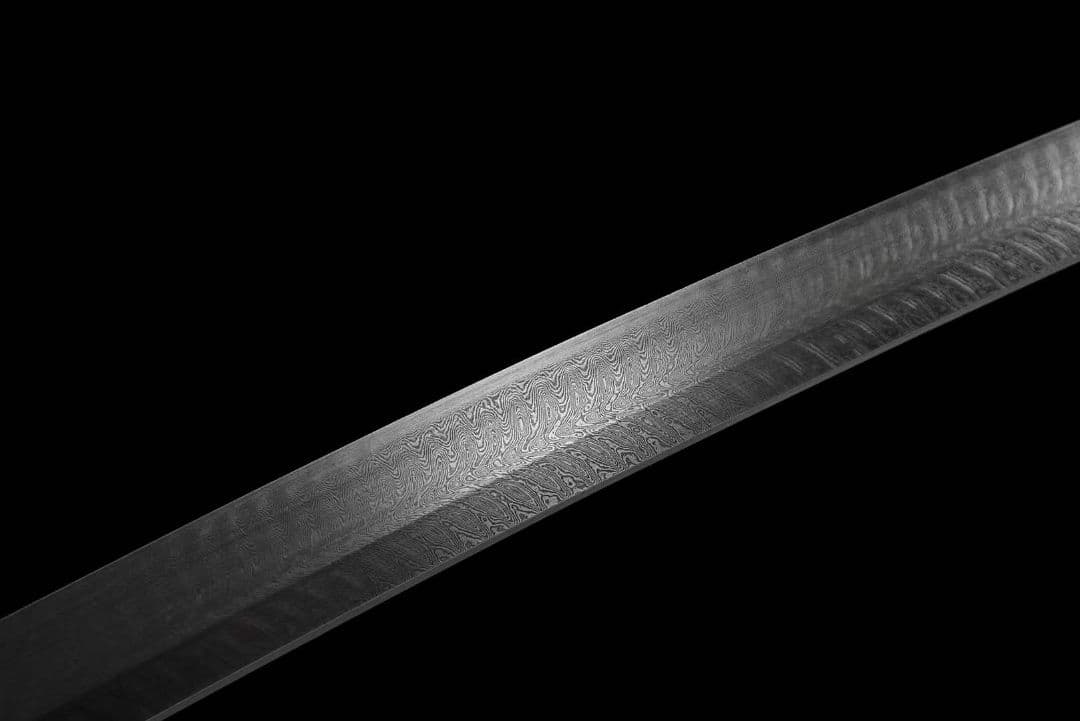 文様鋼鳳凰紋武士刀【座山彫】 武具　刀装具　日本刀　模造刀 居合刀