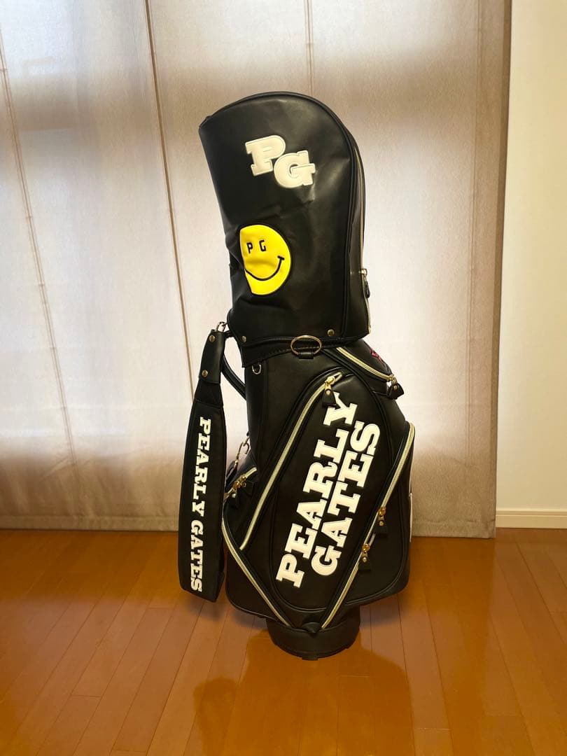 PEARLY GATES ブラックキャディバッグ