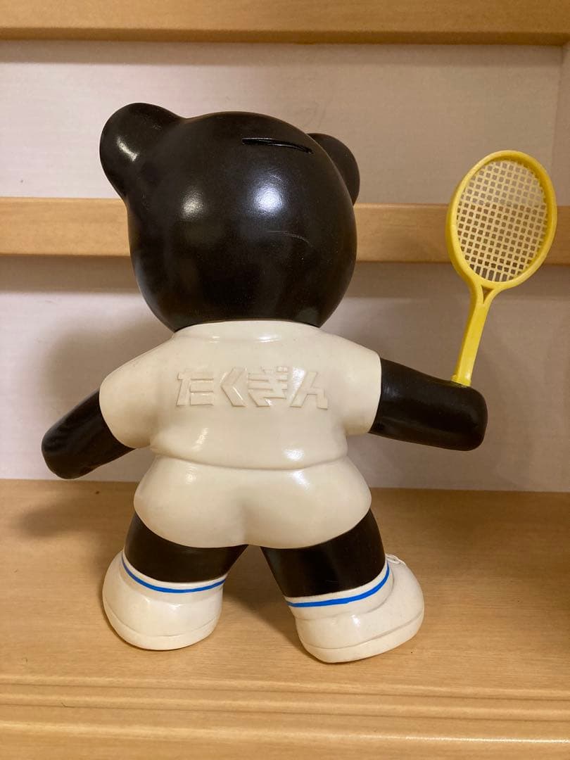 たくぎん たくちゃん貯金箱　ソフビフィギュア　レトロ　当時物