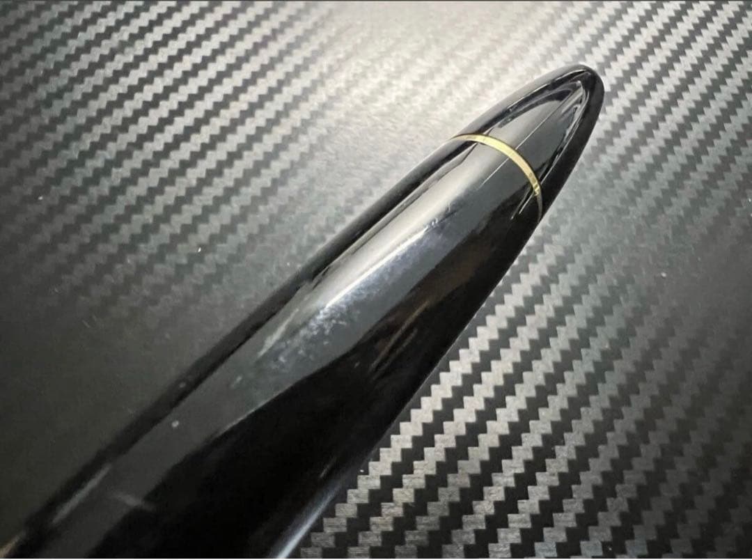 モンブラン 146 万年筆 中白 B 太字 エボナイト芯