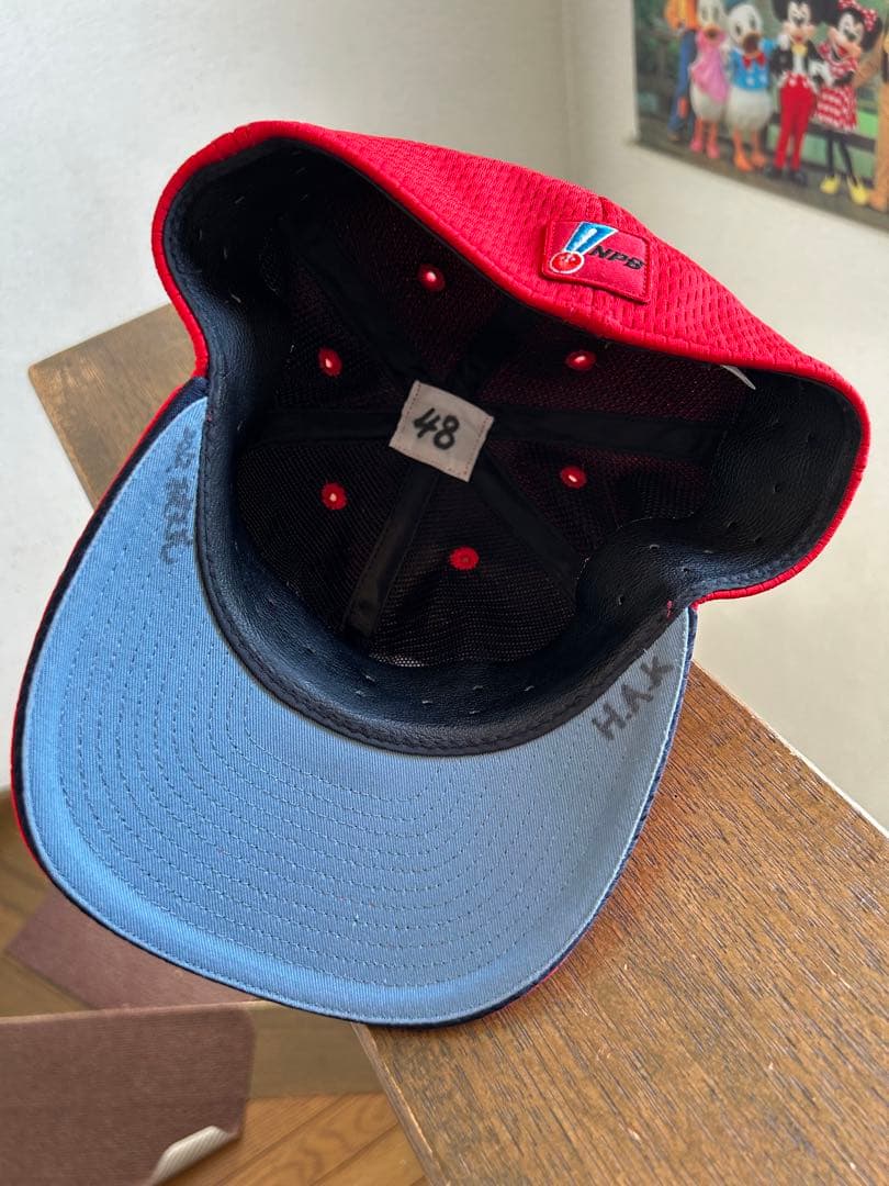 広島カープ　選手実使用　帽子