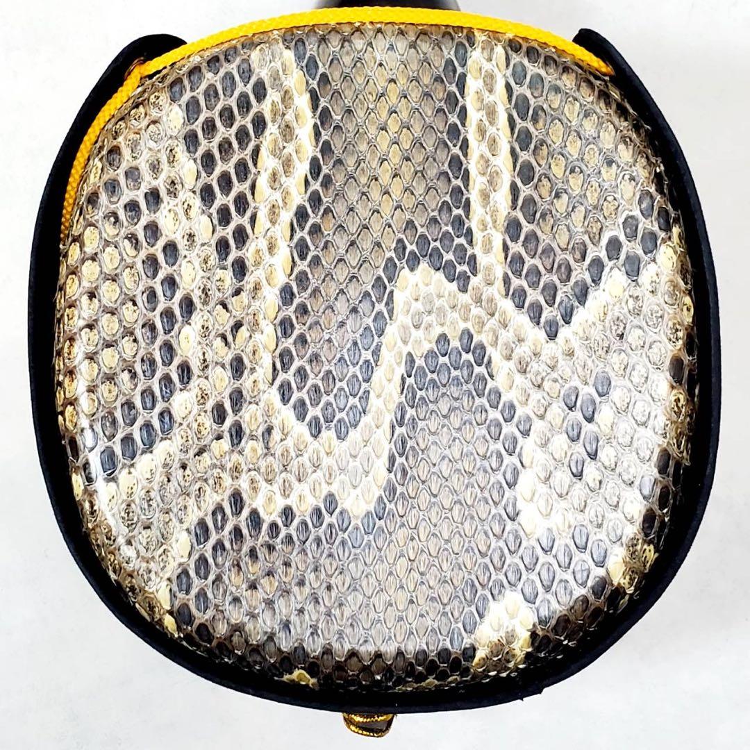 美品 沖縄三線 本蛇皮張り 高級クロコ調ハードケース付き 和楽器 三味線 弦楽器