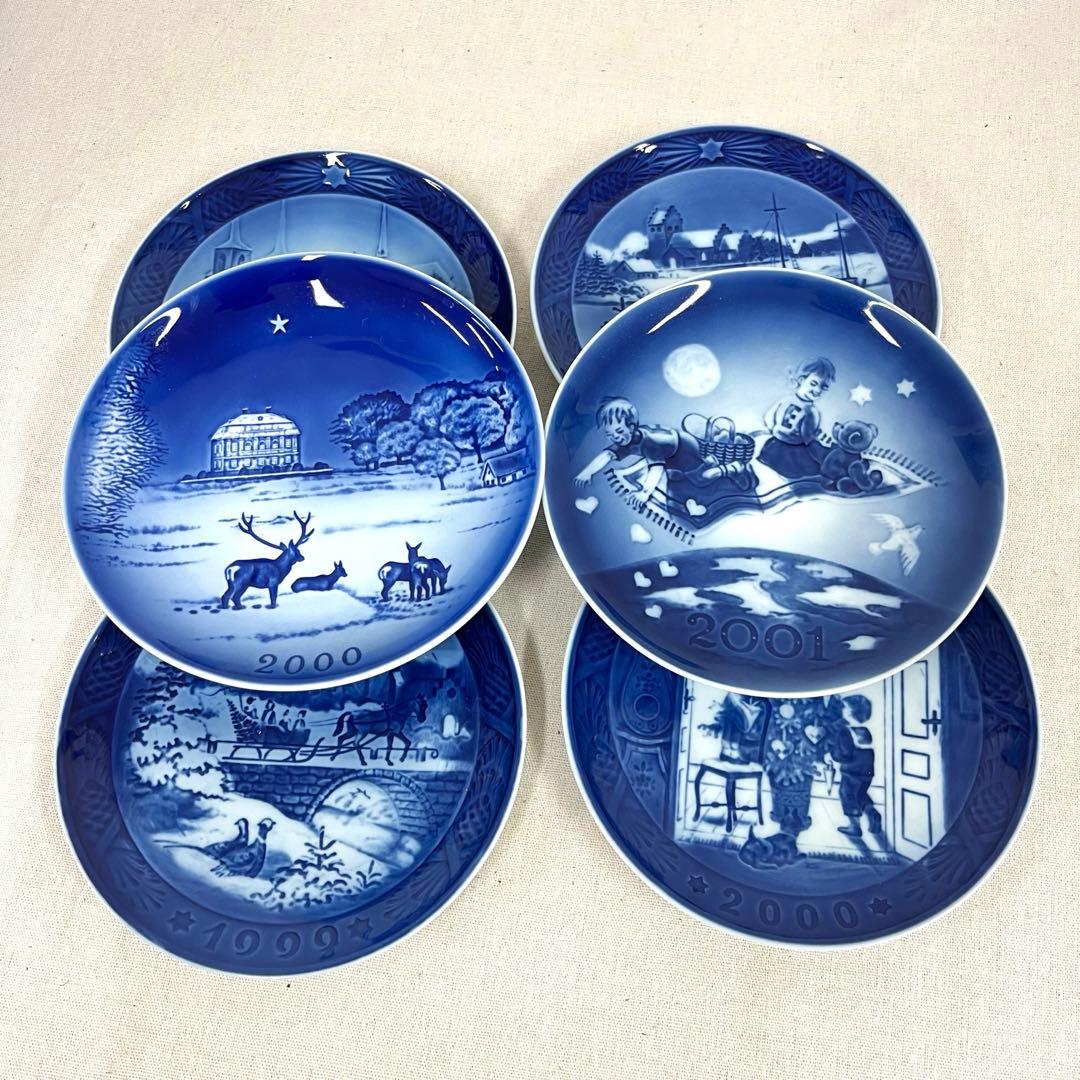 【希少6枚セット】ロイヤルコペンハーゲン アンデルセン生誕200周年記念プレート